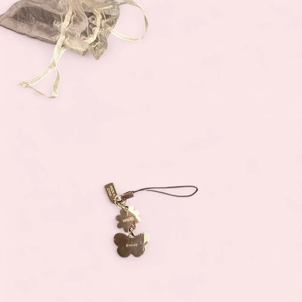 Coach purse or phone charm